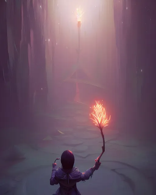 Image similar to highly detailed vfx portrait of a mage casting magic, correct anatomy and body proportions, unreal engine, greg rutkowski, loish, rhads, beeple, makoto shinkai and lois van baarle, ilya kuvshinov, rossdraws, tom bagshaw, alphonse mucha, global illumination, detailed and intricate environment