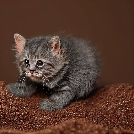 Image similar to tardigrade kitten, macro photo