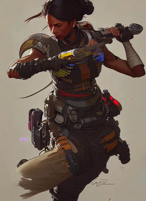 Image similar to Apex Legends Loba, highly detailed, digital painting, artstation, concept art, smooth, sharp focus, illustration, art by artgerm and greg rutkowski and alphonse mucha