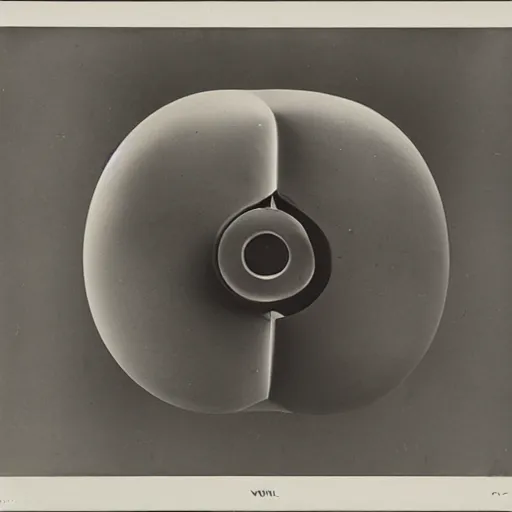 Prompt: The ‘Naive Oculus’ by Man Ray, auction catalogue photo (early machine), private collection, on display from the estate of Max Ernst