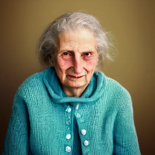 Prompt: portrait photography of happy 8 0 years old women by annie leibovitz, deep emotions, perfect facial symmetry, dim volumetric cinematic lighting, 8 k, post - processing, extremely hyper - detailed, intricate, epic composition, masterpiece, stunning,