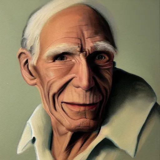 Prompt: super old 8 0 year old jerma 9 8 5, old 9 0 year old jerma, super detailed painting