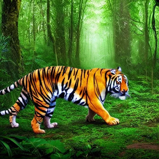 Wonderful 3D Tiger Wallpaper for iPhone 4