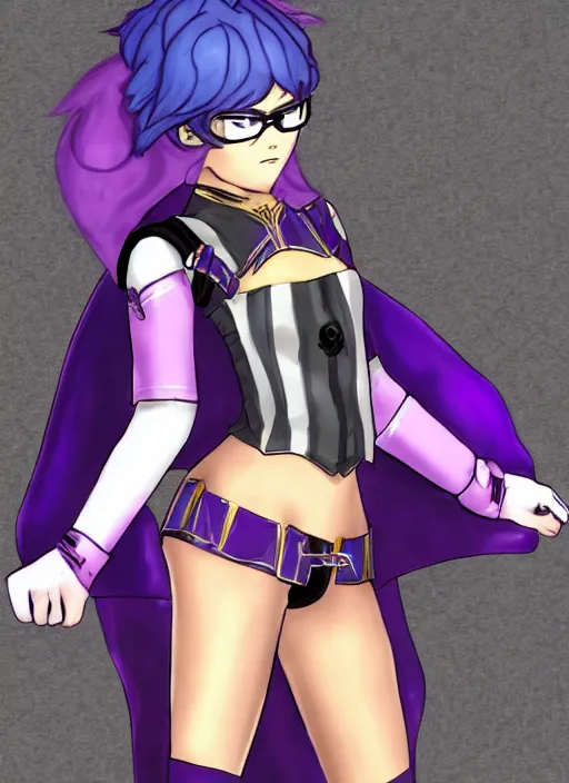 Image similar to bernadetta from fire emblem dressed as bayonetta