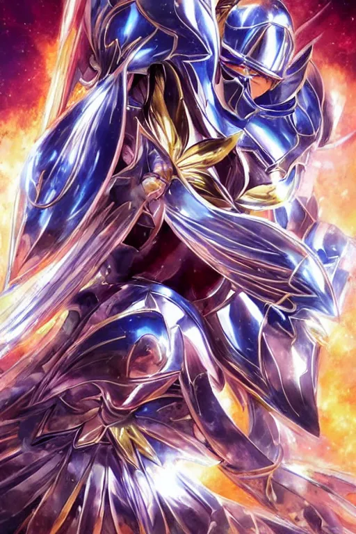 Image similar to 2 0 2 2 knights of the zodiac saint seiya battle for sanctuary hero suit armor comics mask minimalist verytoon nautiljon animes toei animation namco bandai, art by artgerm and greg rutkowski and magali villeneuve