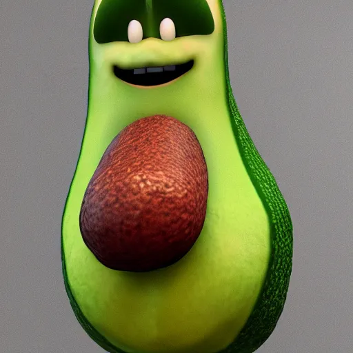 Image similar to friendly avacado with a smile, highly detailed, extremely high quality, hd, 4 k, 8 k, professional photographer, 4 0 mp, lifelike, top - rated, award winning, realistic, detailed lighting, detailed shadows, sharp, no blur, edited, corrected, trending