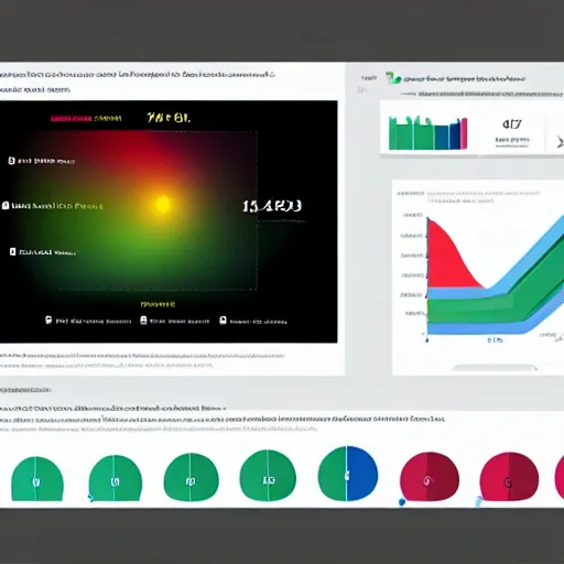 Image similar to Power Bi dashboard, by Kandinsky, digital concept art, with volumetric natural light