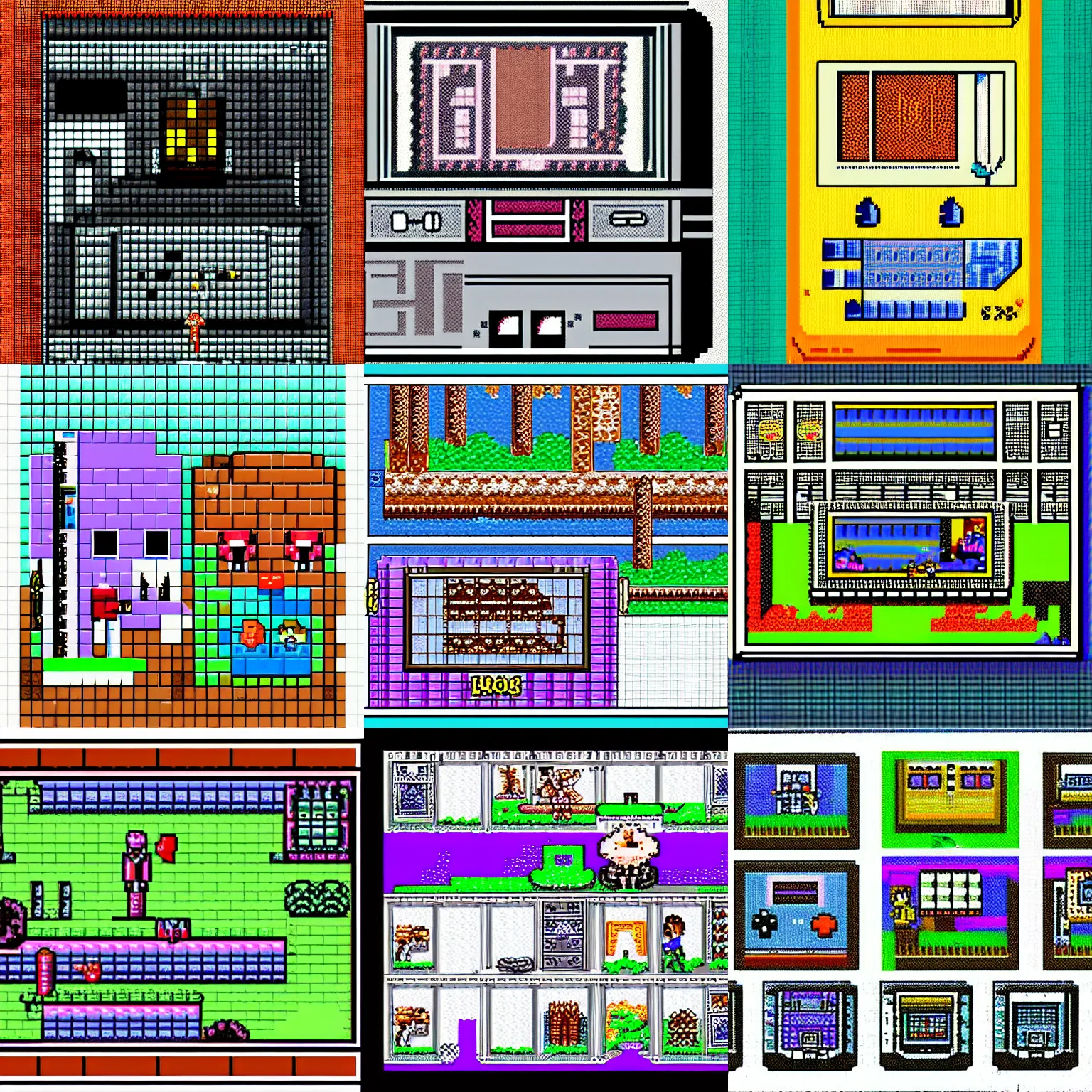 Prompt: 1989 game boy videogame RPG, pixel art, retro, fantasy