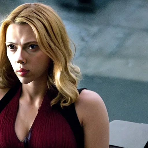 Image similar to a still of Scarlett Johansson in Battlestar Galactica (2004)