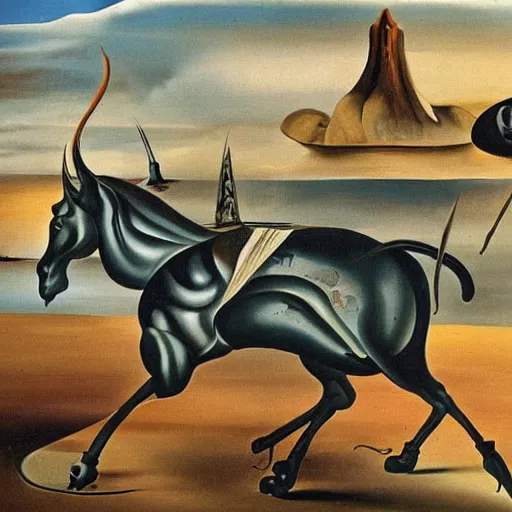 Prompt: concept art by salvador dali, oil on canvas