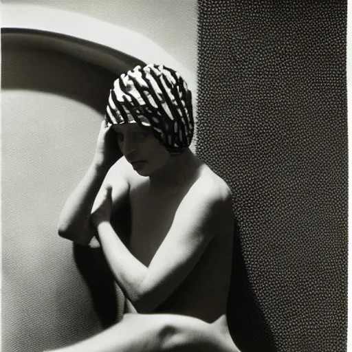 Image similar to schizophrenic superhuman, lush detail, national geographic, steichen