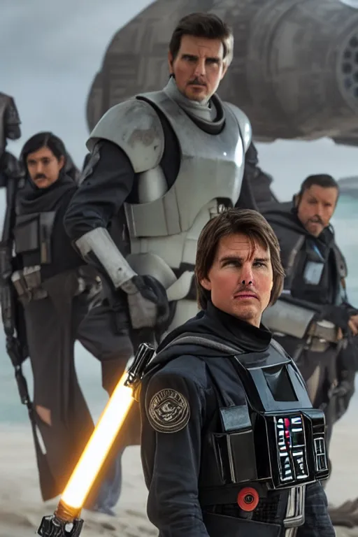 Prompt: Tom Cruise in Rogue One: A Star Wars Story (2016)