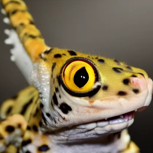 Image similar to a leopard gecko furry