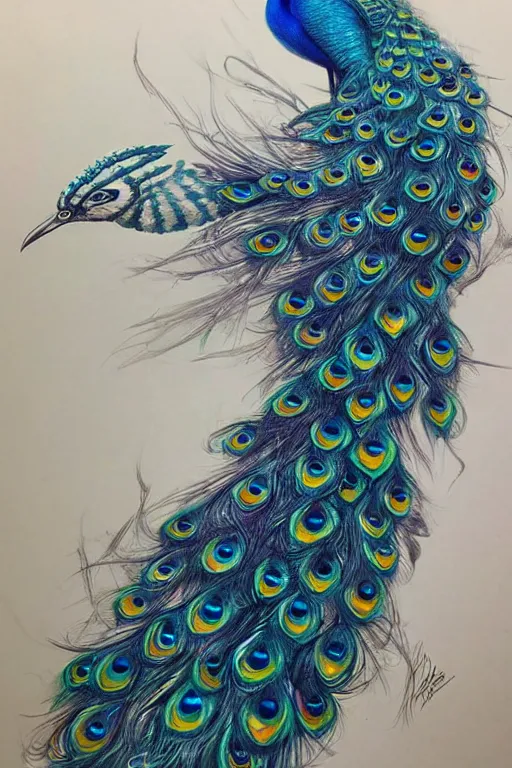 How to Draw Peacock with Beautiful Feather Design | Pencil Art | Welcome to  JANA ART Today Design about How to Draw Peacock with Beautiful Feather  Design | Pencil Art. Step By