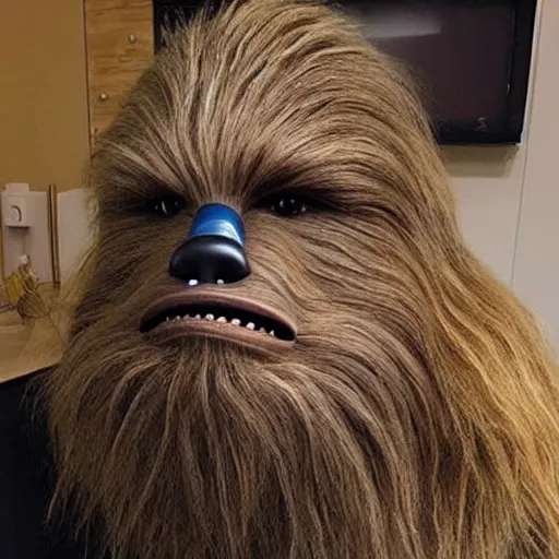 Prompt: a shaved chewbacca