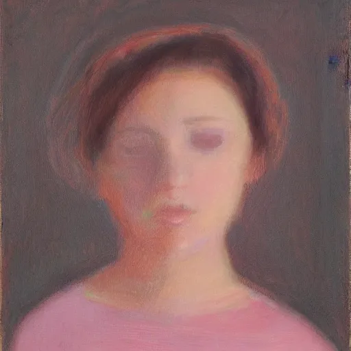 Image similar to portrait, soft, pink