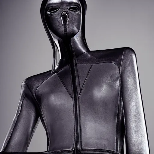 Prompt: giger hugo boss high fashion