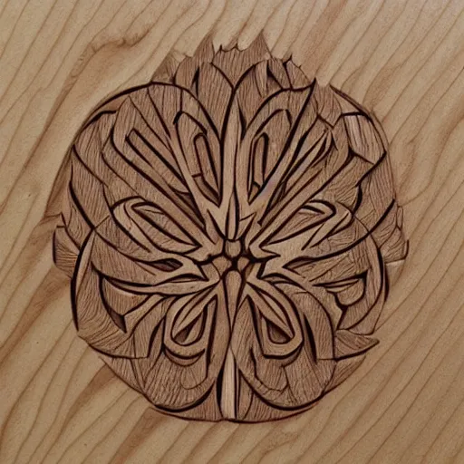 Image similar to cnc wood carving pencil sketch