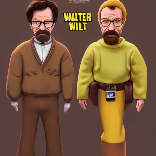 Prompt: Walter White meets Ned Flanders, Digital Art, Trending on Artstation, 8k Resolution, Epic, Detailed, Very Detailed, Highly Detailed, HD Quality, 4k Resolution