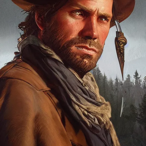 Arthur Morgan by Illustrationalofficial