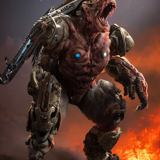 Image similar to veloceraptor in gears of war destiny 2 overwatch witcher 3 god of war tomb raider cyberpunk 2 0 7 7 doom, highly detailed, extremely high quality, hd, 4 k, professional photographer, 4 0 mp, lifelike, top - rated, award winning, realistic, detailed lighting, detailed shadows, sharp, edited, corrected, trending