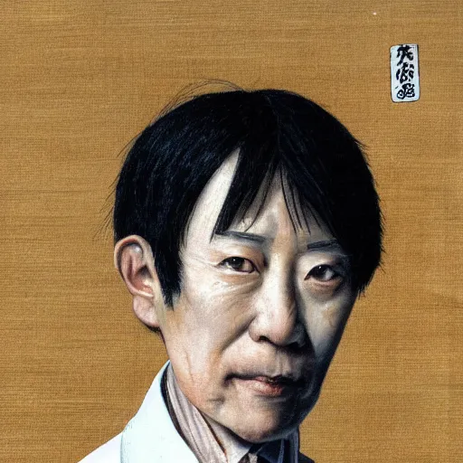 Prompt: portrait by kazuhiko nakamura