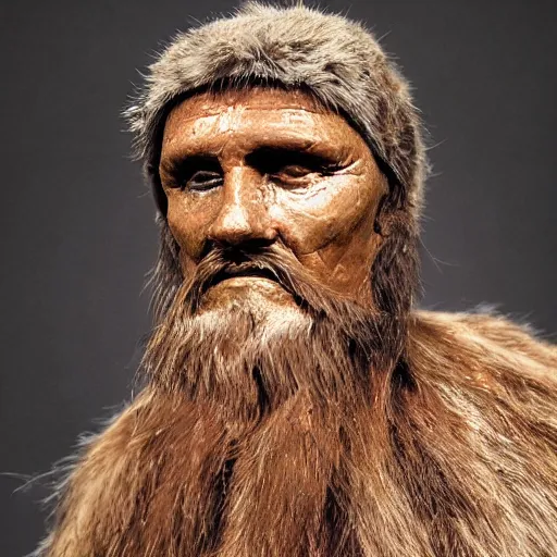 Prompt: Time person of the year: Ötzi the Iceman,