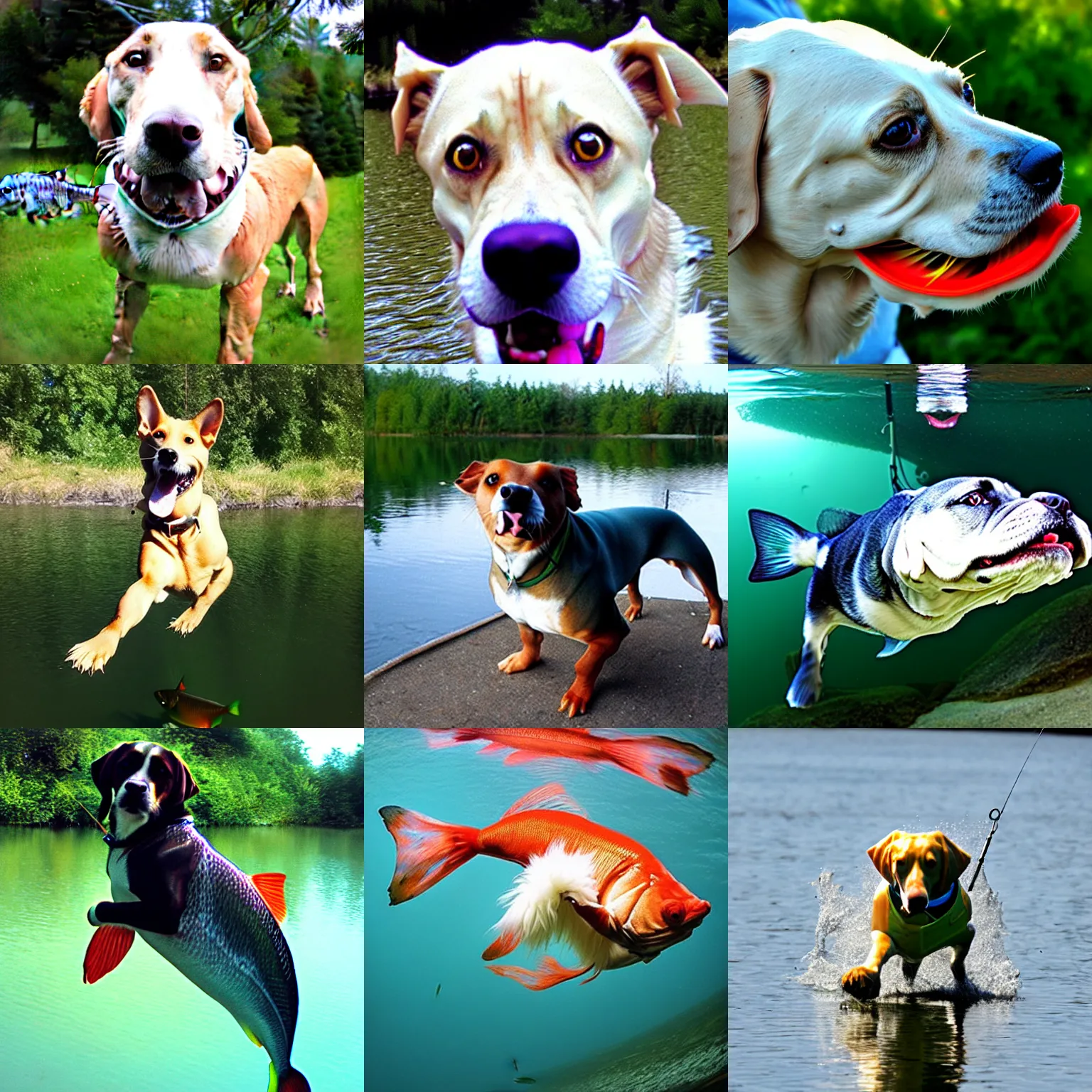 Prompt: fishdog