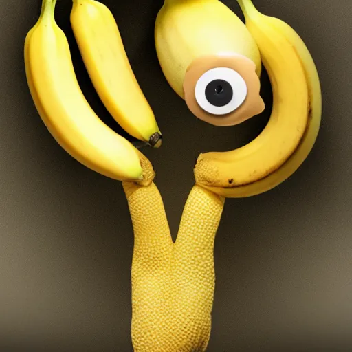 Image similar to a hyperrealistic photo of banana that has arms with hands and legs with feet. it is wearing gloves and shoes.