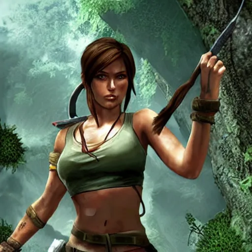 Image similar to a rabbit in the video game tomb raider 2013