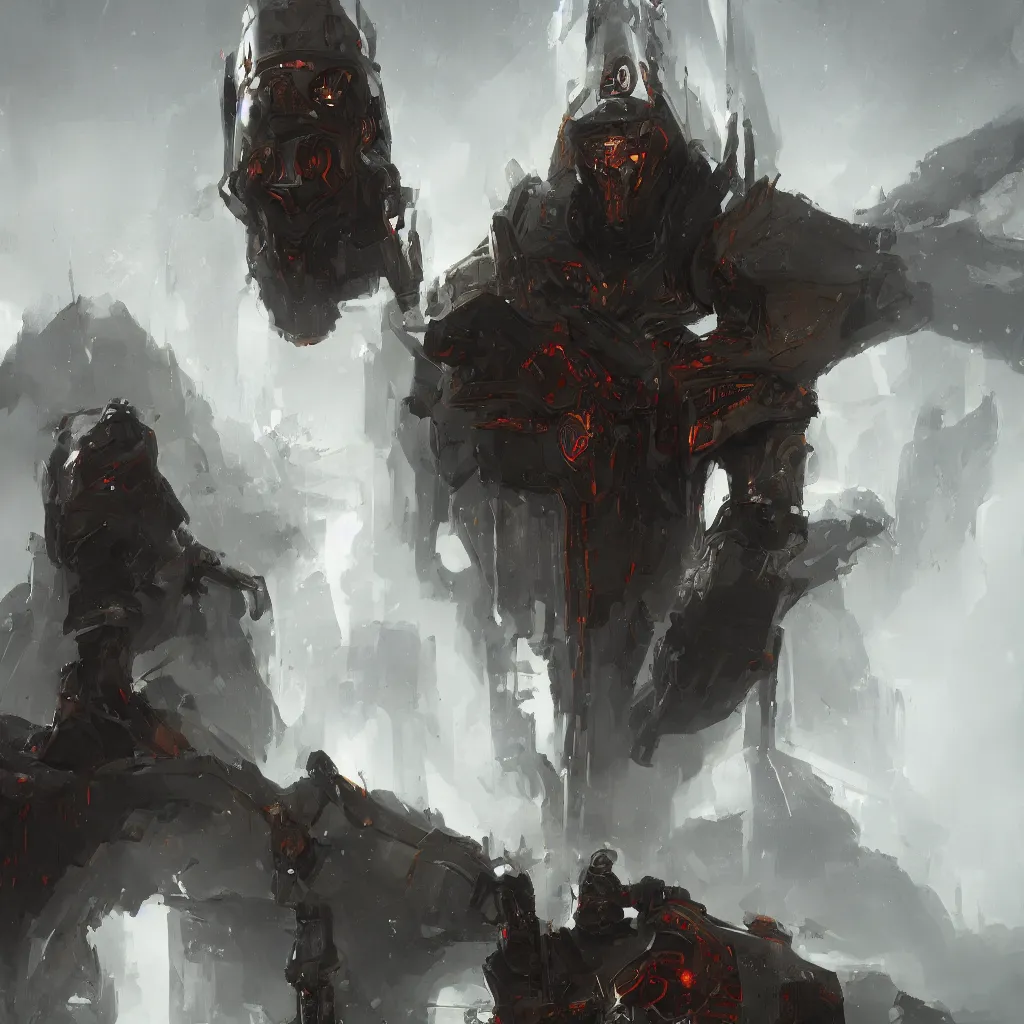 Image similar to concept art by jama jurabaev, futuristic emperor holy inquisition, cinematic shot, trending on artstation, high quality, brush stroke, full body, one character, character design