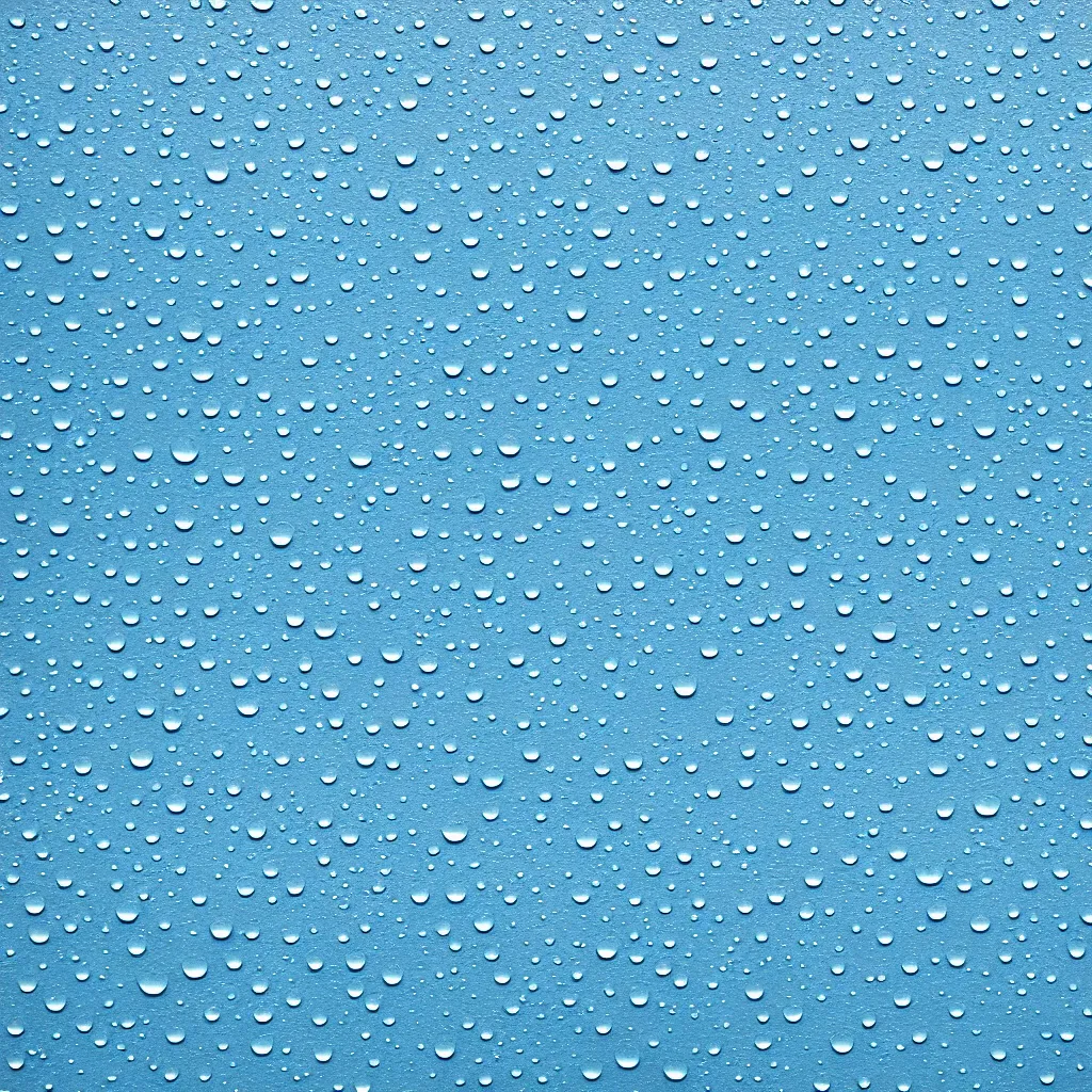 Prompt: raindrop texture on blue wall, 8k