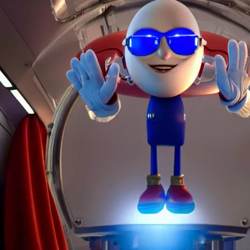 Image similar to elon musk as doctor eggman in sonic live action movie , 8k resolution, full HD, cinematic lighting, award winning, anatomically correct