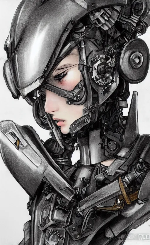 Prompt: portrait of mechanized valkyrie, anime style, world war 2, vintage clothing, spread wings, short hair, hair down, symmetrical facial features, from arknights, hyper realistic, 4 k, rule of thirds, extreme detail, detailed drawing, safebooru, hd, d & d, realistic lighting, by alphonse mucha, greg rutkowski, backlit