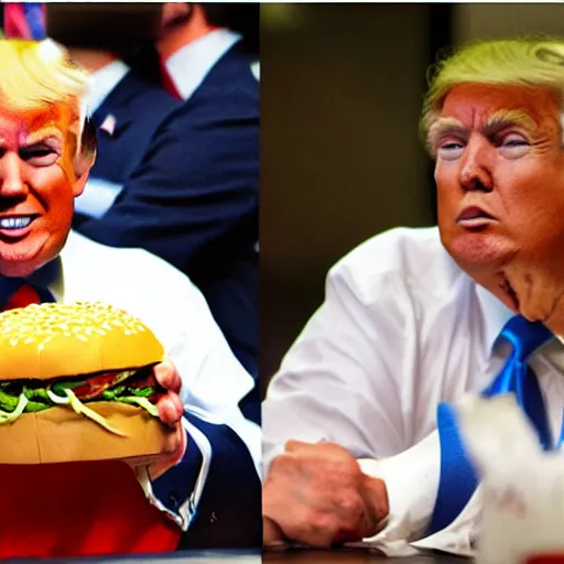 a photo of donald trump as a fast food meal | Stable Diffusion | OpenArt