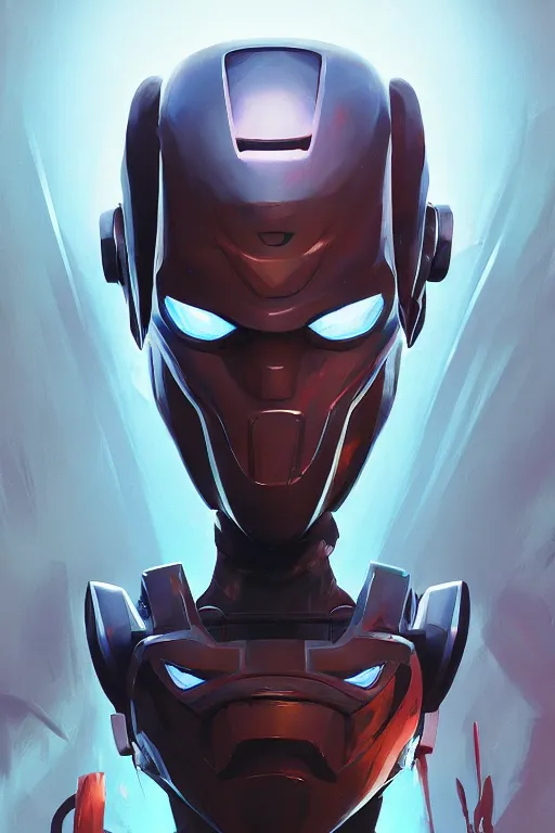 Image similar to epic mask helmet robot ninja portrait stylized as fornite style game design fanart by concept artist gervasio canda, behance hd by jesper ejsing, by rhads, makoto shinkai and lois van baarle, ilya kuvshinov, rossdraws global illumination radiating a glowing aura global illumination ray tracing hdr render in unreal engine 5