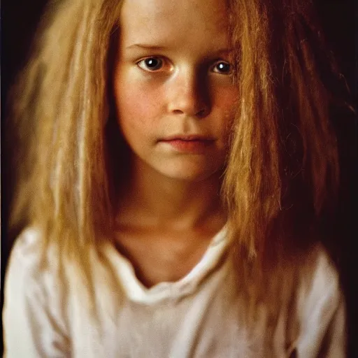 Prompt: a portrait photo of a swedish girl by Annie Liebovitz