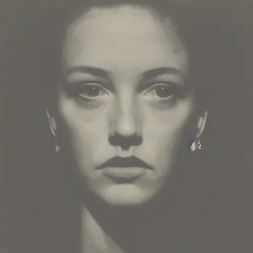 Image similar to depressed girl portrait, chiaroscuro lighting, by David Lynch