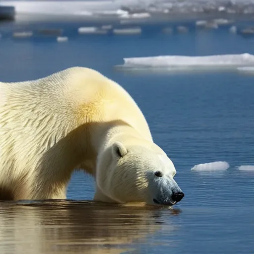 Image similar to polar bear drinking beer