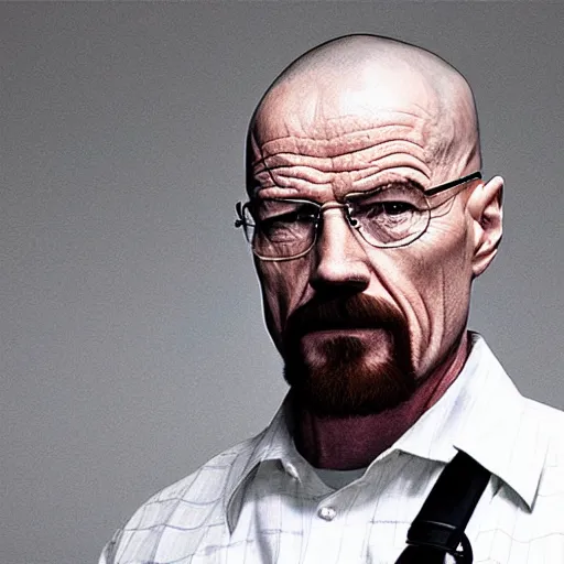 Prompt: walter white as a gigachad