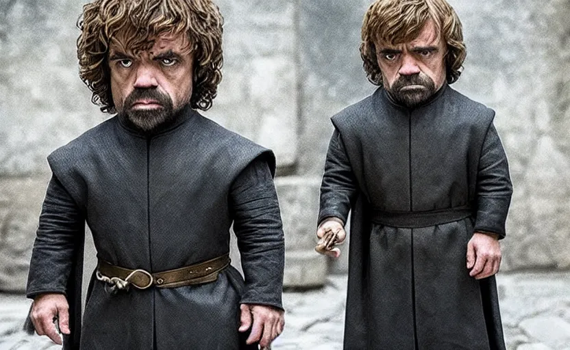 Image similar to “ trial of tyrion lannister, but it's a minion on trial ”