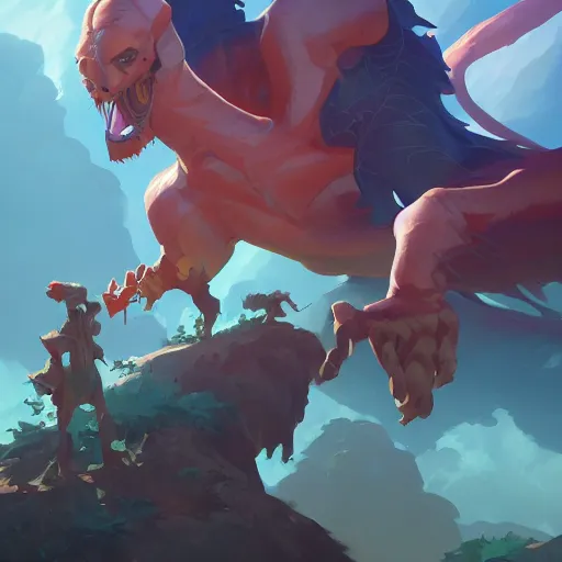 Image similar to hero world the lost world, behance hd by jesper ejsing, by rhads, makoto shinkai and lois van baarle, ilya kuvshinov, rossdraws global illumination