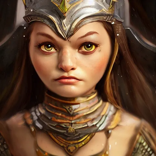 Prompt: super cute woman warrior princess 3D concept by Tiger HKN and Gediminas Pranckevicius, face very realistic, spreadsheet character, Game Art, Ultra wide angle, hyper detailed, Character Modeling, cartoon, cinematic, raytrace, Trend on artstation, C4D