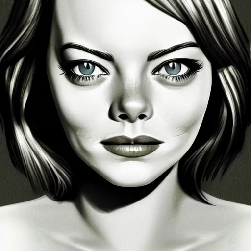 Prompt: emma stone portrait by vince ruz and julio cesar and isabelle staub, disney cartoon face, pixar style, glamorous, character art, digital illustration, big eyes, semirealism, realistic shaded perfect face, fine details, realistic shaded lighting, soft and blurry