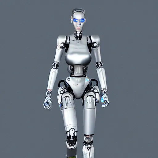 Prompt: cybernetic female robot