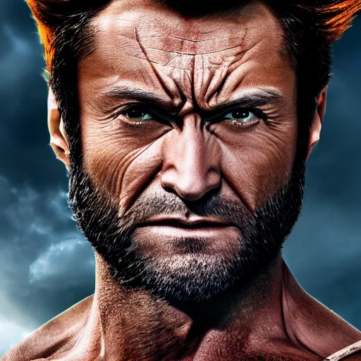 Image similar to wolverine, 4k realistic photo