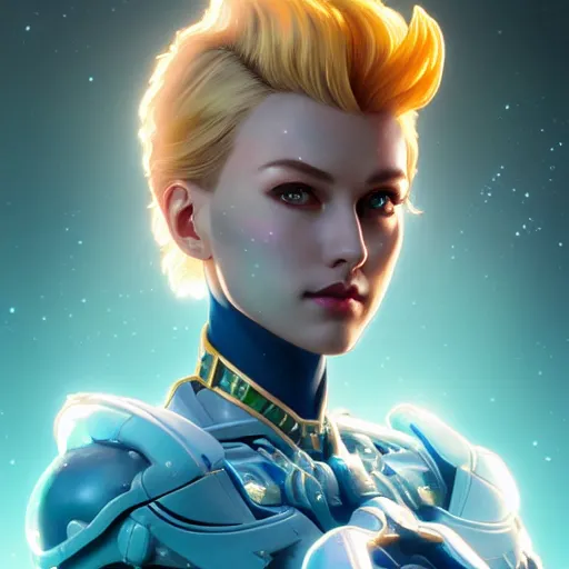 Image similar to symmetry!! portrait of sailor uranus! alien in the style of horizon zero dawn, machine face, intricate, elegant, highly detailed, digital painting, artstation, concept art, smooth, sharp focus, illustration, art by artgerm and ross tran and greg rutkowski and alphonse mucha, 8 k