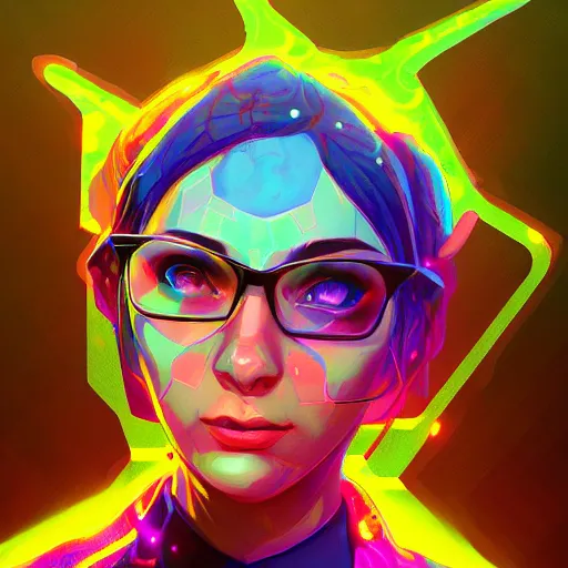 Image similar to skill magic geek inside matrix deepdream radiating a glowing aura stuff loot legends stylized digital illustration video game icon artstation lois van baarle, ilya kuvshinov, rossdraws,