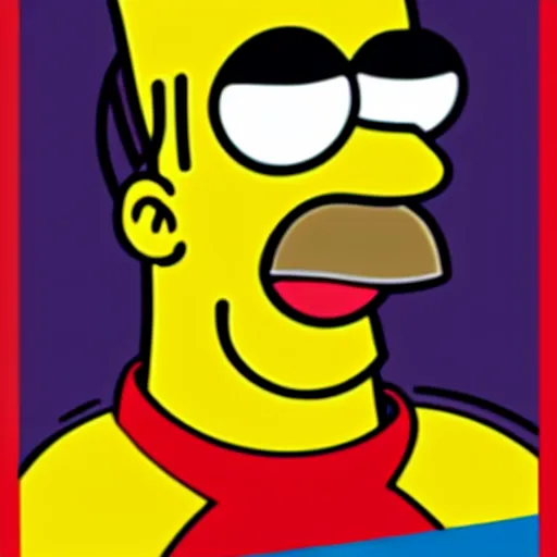 Image similar to low angle, constructivism monumental dynamic, graphic super flat style homer simpson by avant garde poet, illusion psychedelic art, shallow conceptual figurative art, cut up, flat detailed sculpture, controversial poster art, italian poster art, geometrical graffiti, no blur, low poly