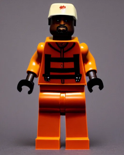 Image similar to Kanye West as a Lego figure